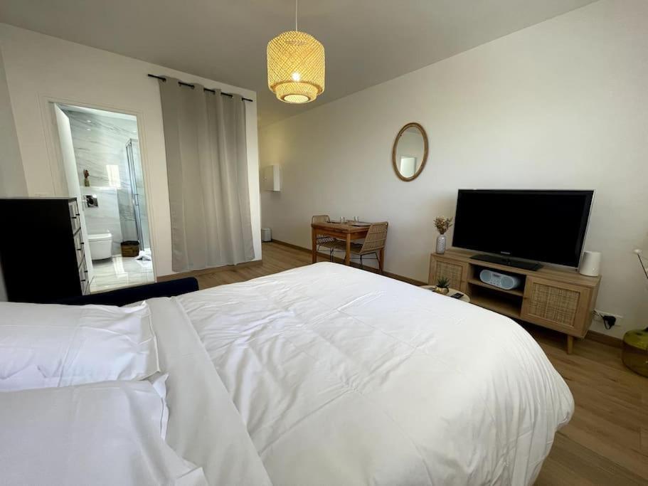 Charmant Studio Climatise Avec Parking, Au Coeur De Pietranera, Plage A 500M, Bastia A 2Km Ville-di-Pietrabugno 외부 사진